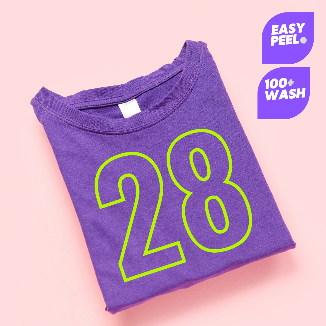 DTF Number Transfers - Make Your Own