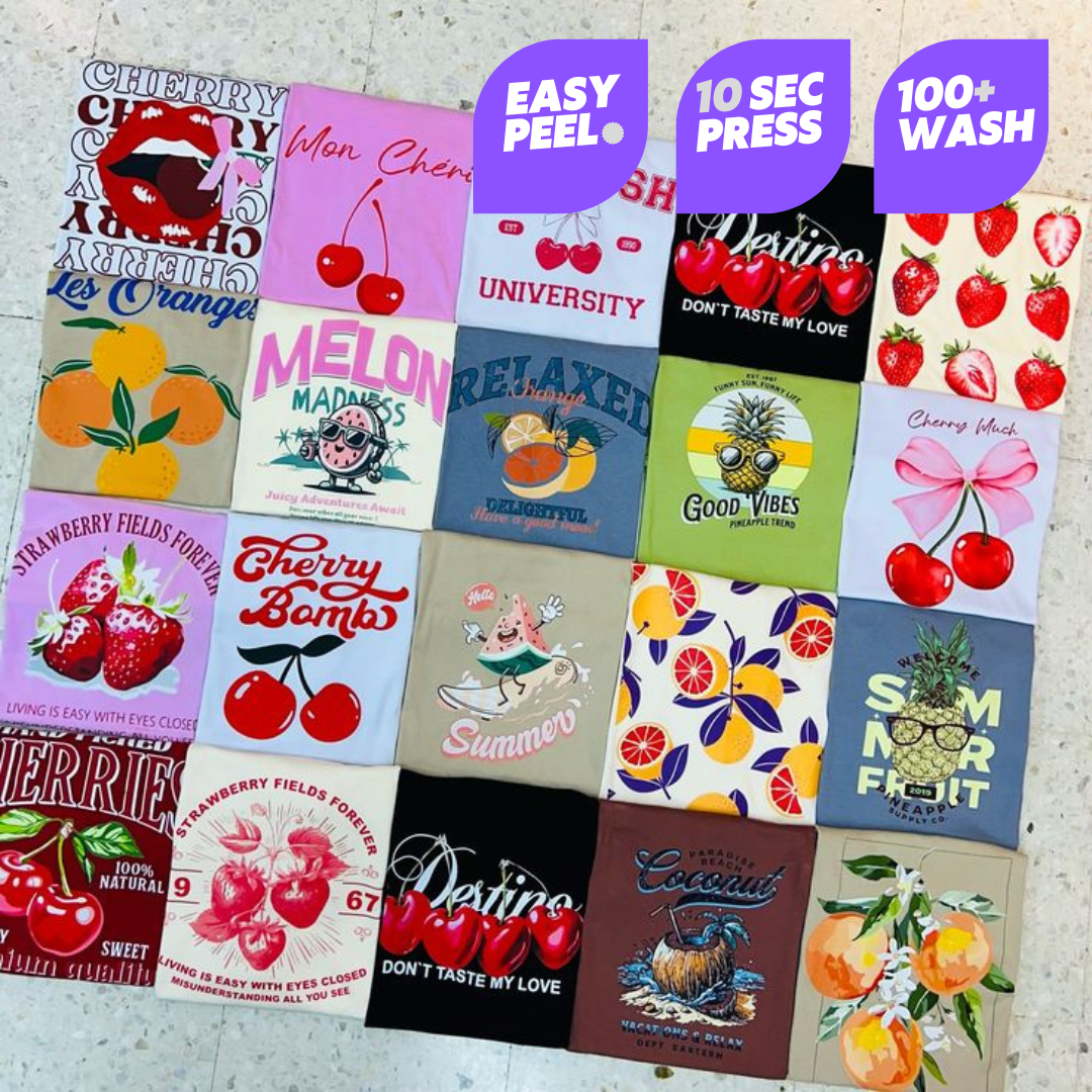 DTF Transfers nz, Custom DTF Transfers Auckland, New Zealand, DTF Gang Sheets NZ
