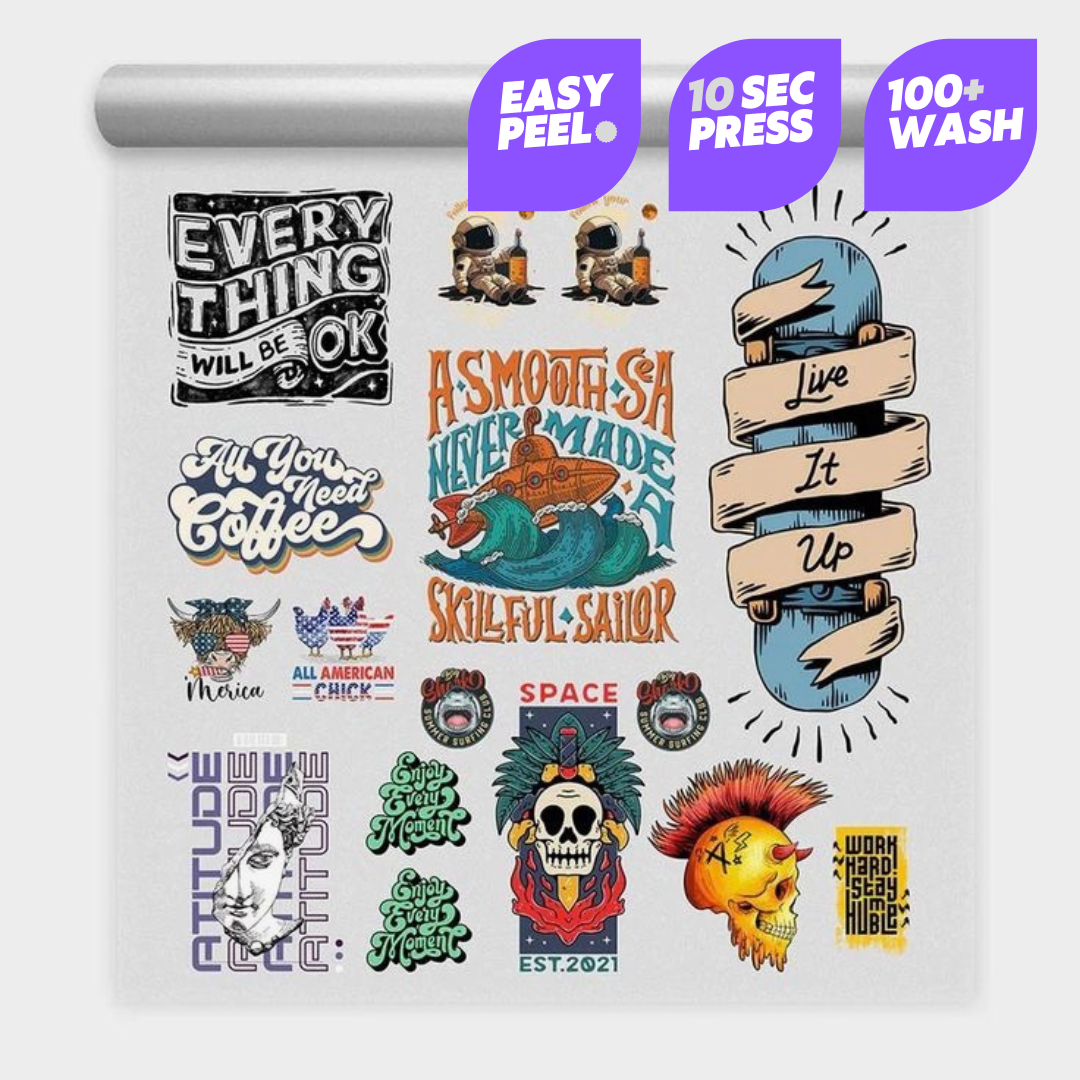 DTF Gang Sheet - DTF Heat Transfers Gang Sheets – DTF Transfers