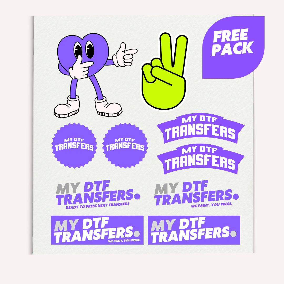 DTF Sample pack, Free DTF Transfers NZ, DTF Transfers